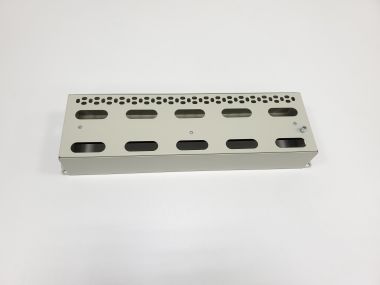Кронштейн кріплення DIN-рейки 19" 3U для 23 дін пристроїв  (сірий)