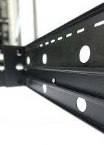 Кронштейн кріплення DIN-рейки 19" 3U для 23 дін пристроїв  (чорний)